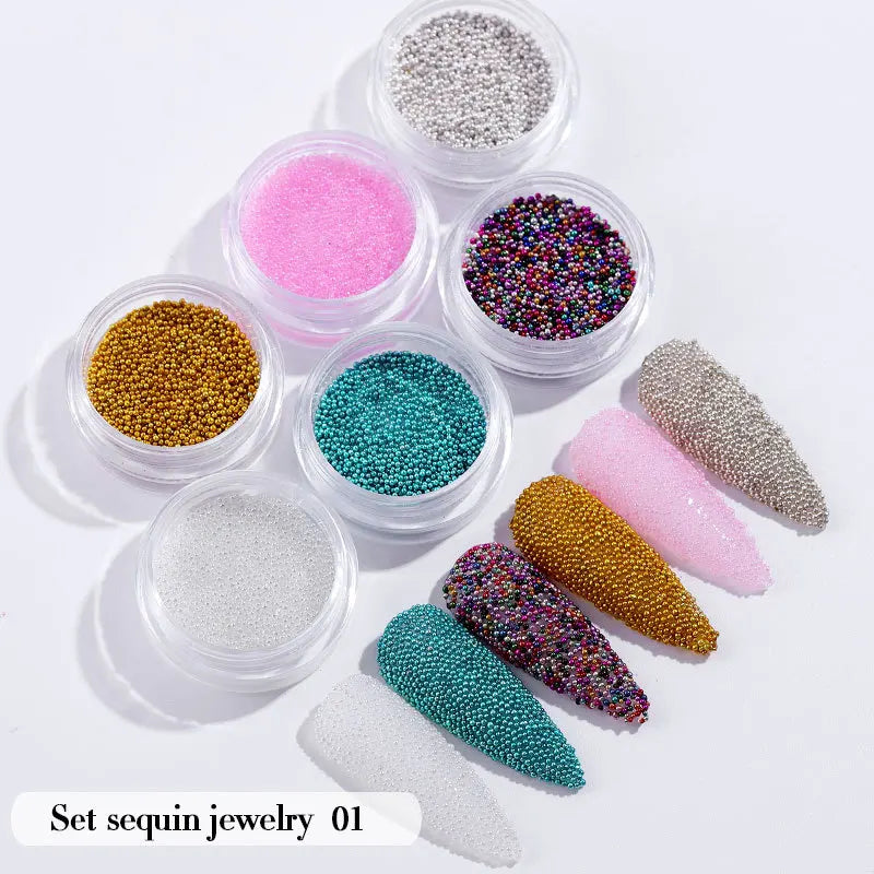 CHS040  new nail powder glitter holiday party beautiful shiny nail decoration star love geometry glitter powder