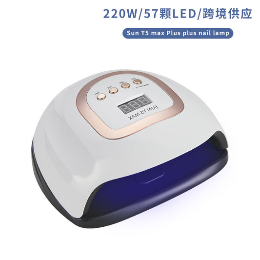 FNL018 Nail Light Therapy Machine, 220W High Power Smart Nail Lamp Quick Dry Nail Lamp