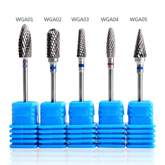 FMT011 Tungsten steel Drill Bits Blue label tungsten steel drill bit Electric nail polisher Armor removal tool