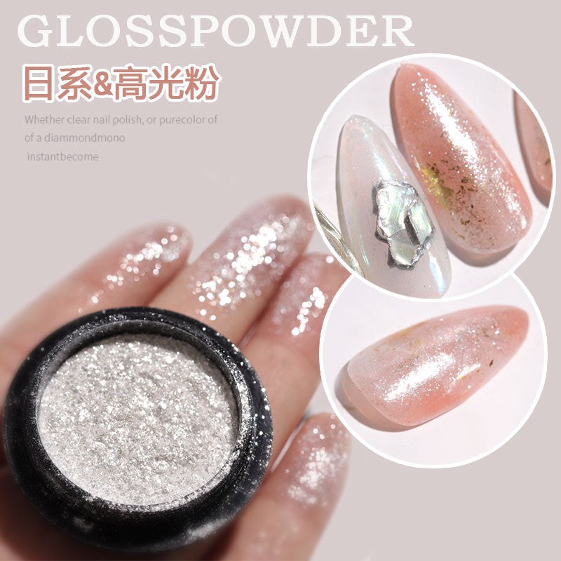 FFMA001 Nail glitter powder, highlight powder, eye makeup sticker polarizing powder for nail decoration DIY