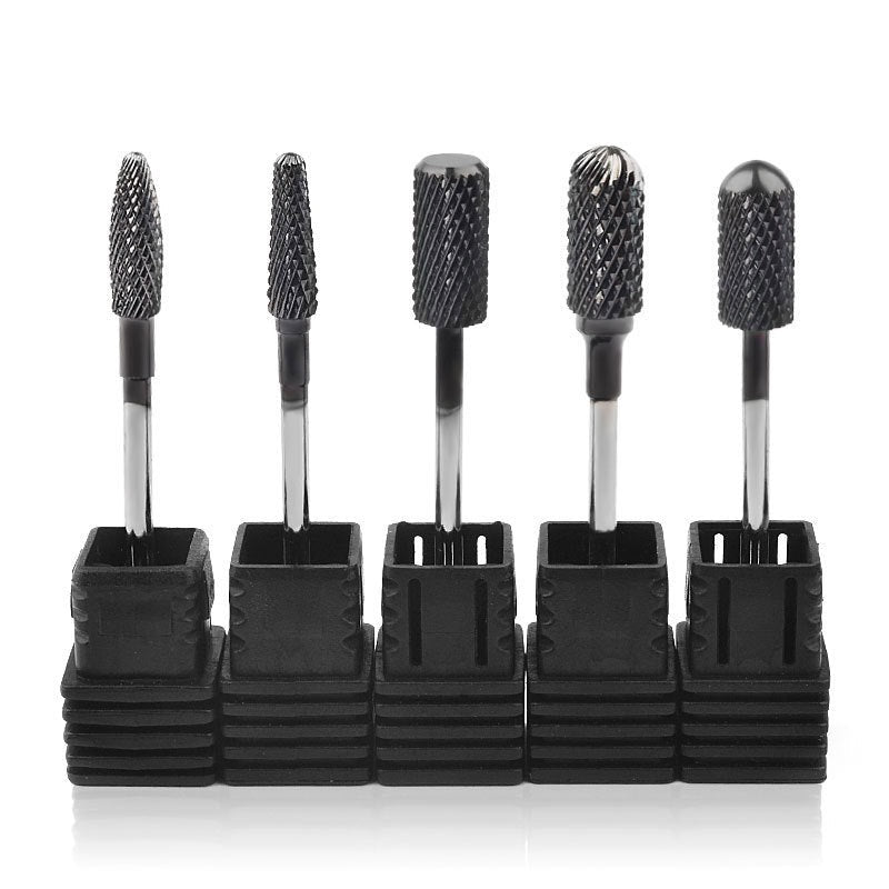 FMT013 Electroplating alloy black tungsten steel drill bits Nail grinding and polishing machine drill bits