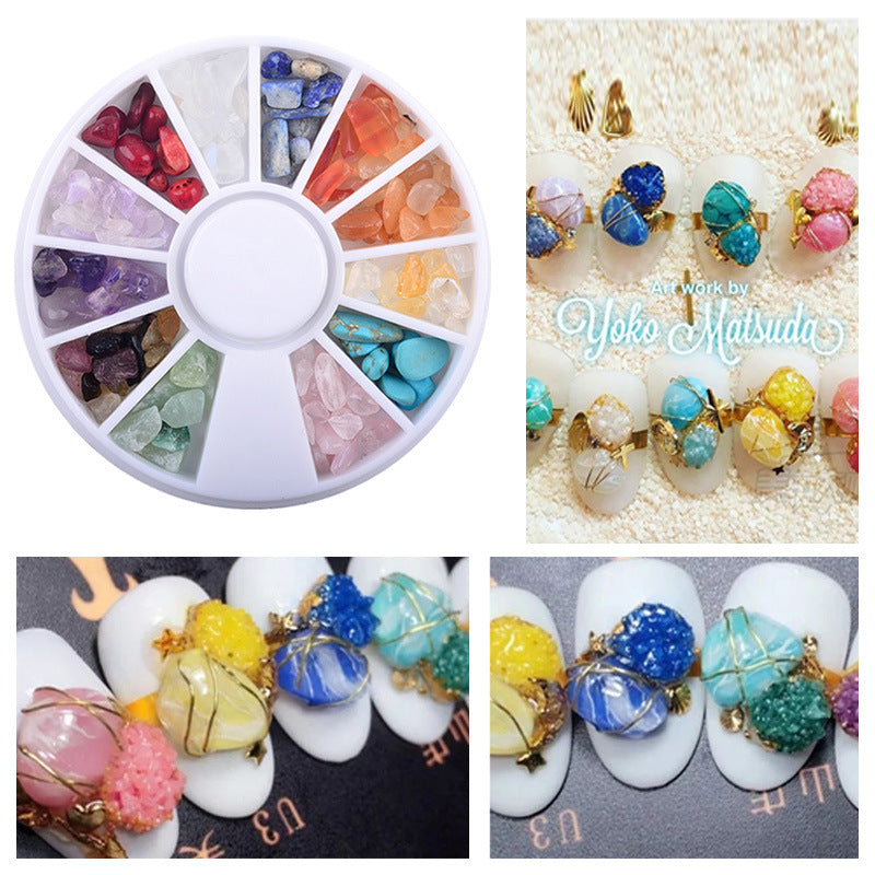 FDME006 Wholesale of nail decorations, rhinestones and white diamonds disc accessories