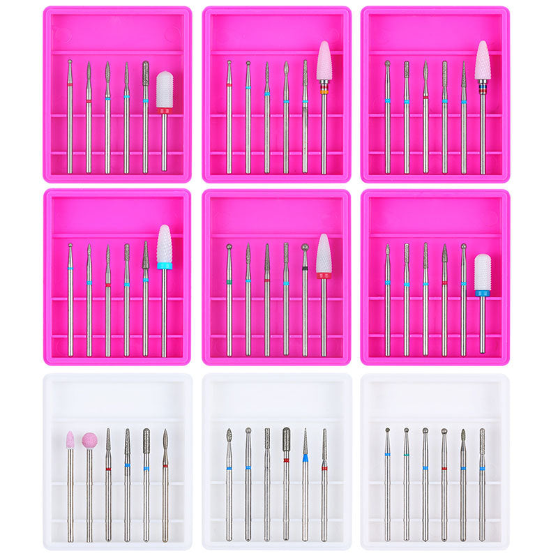 FMT024 Nail polisher manicure tool set 6 pieces