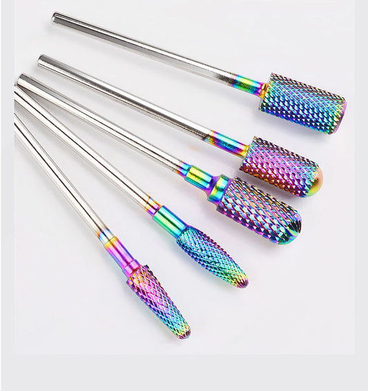 FMT016 Electroplated tungsten steel alloy drill bits Tungsten steel plated color drill bits grinding machine accessories