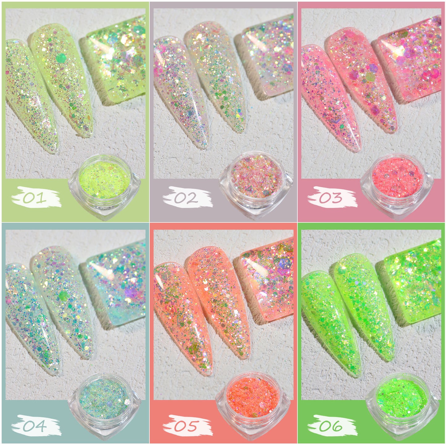 FFMB006 Flashing Meteor Sequins New sequins super flash highlight, popular color