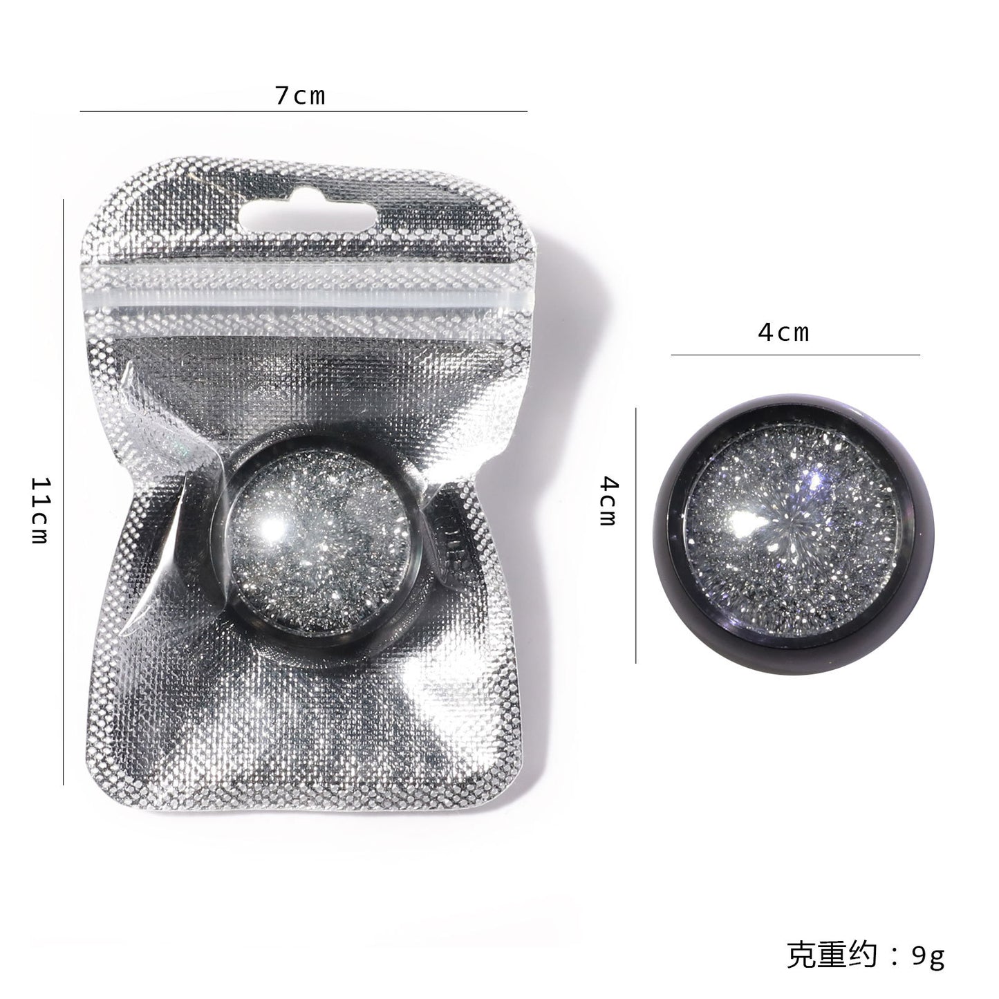 FFMA004 Nail art crystal broken drill, micro drill, flash, reflective, bounce powder, high-gloss spar glitter, nail powder