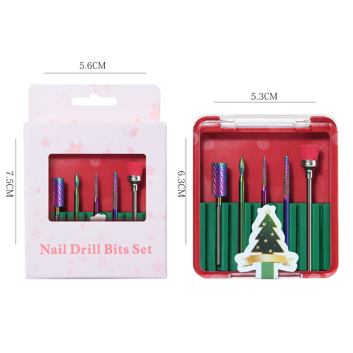 FMT029 New Christmas Drill Bits Set Tungsten Steel Drill Bits Two-way Armor Removal Polishing Set