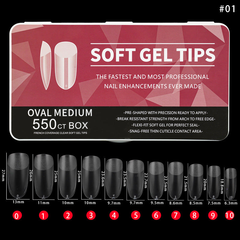 FTMA003 Super Popular, Different Styles, Soft Gel Nail Tips in stock