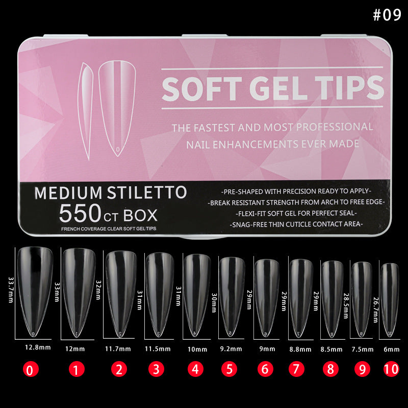 FTMA003 Super Popular, Different Styles, Soft Gel Nail Tips in stock