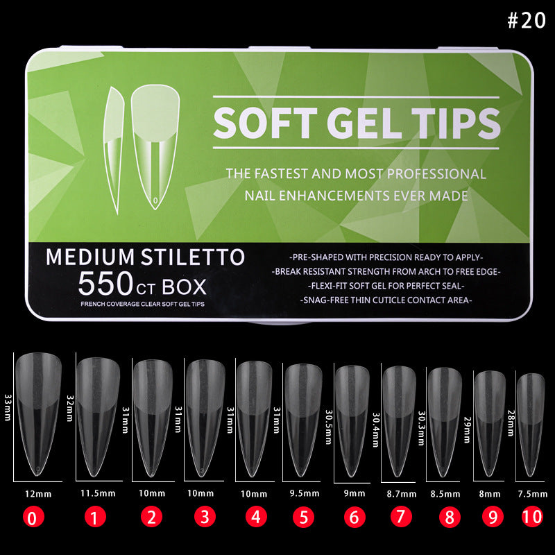 FTMA003 Super Popular, Different Styles, Soft Gel Nail Tips in stock