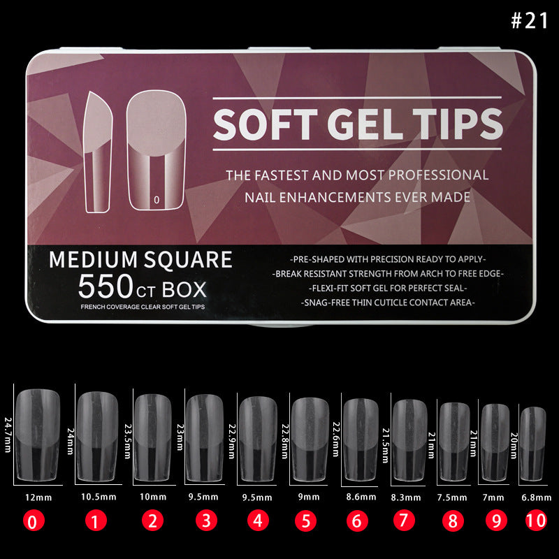 FTMA003 Super Popular, Different Styles, Soft Gel Nail Tips in stock