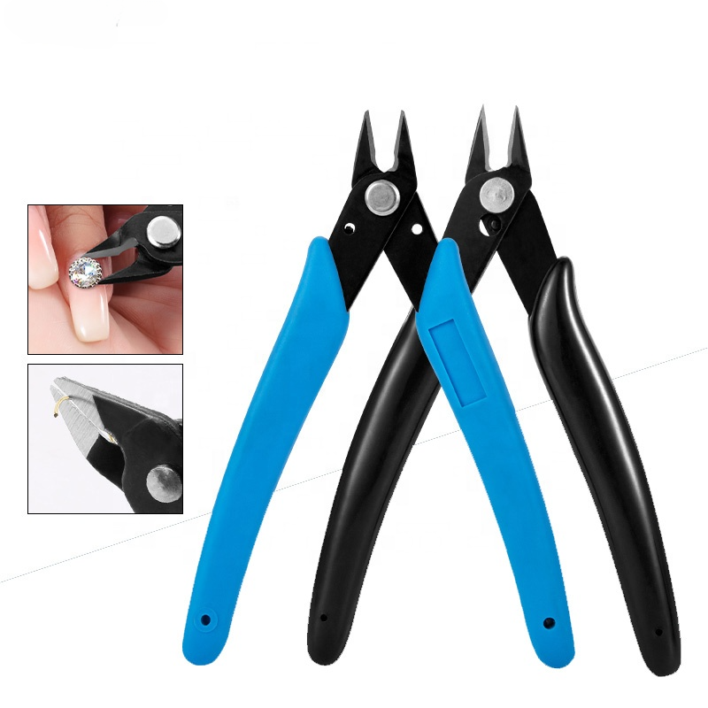 NNC003  Customization Nail Art Rhinestone Remover Nail Decoration Picker Stainless Steel nail Plier Cutter Scissors Manicure Accessory