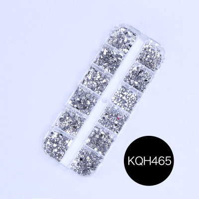 NRS021  ForLife Mixed nail art decals diamond jewelry crystal nails art rhinestone designs 3d shinny nail decorations