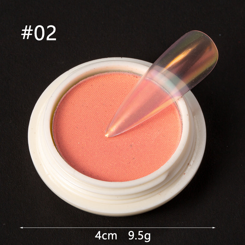 FNP080  Transparent Mirror Mermaid Powder Glitter Nail Chrome UV Gel Pigment Magic Dust Powder Laser Solid Nail Powder