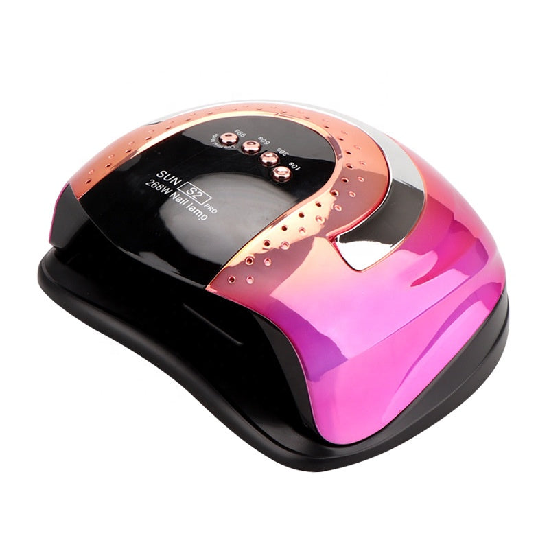 FNL001 New SUN S2 Pro Professional Portable Nail Dryer 268W Fast Drying Gel Polish Curing Dryer SUN UV LED Nail Lamp for Manicure Salon