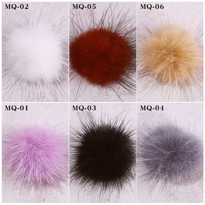 NDE041  ForLife Nail art accessories detachable hair ball ins manicure DIY decoration nail ornaments