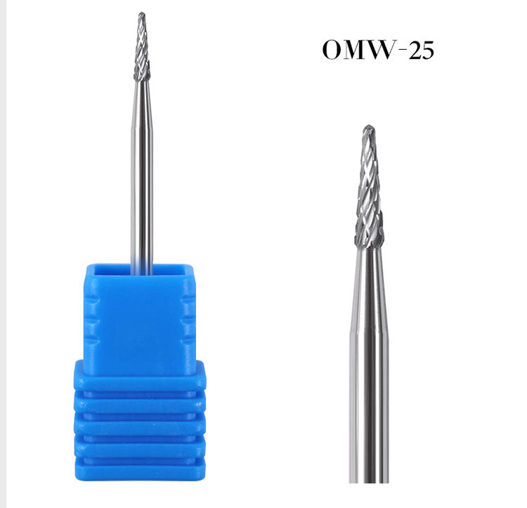 NDB032  Tungsten Carbide Electric Milling Cutter Burrs Nail Drill Bits Remove Gel File Manicure For Nail Art Tools