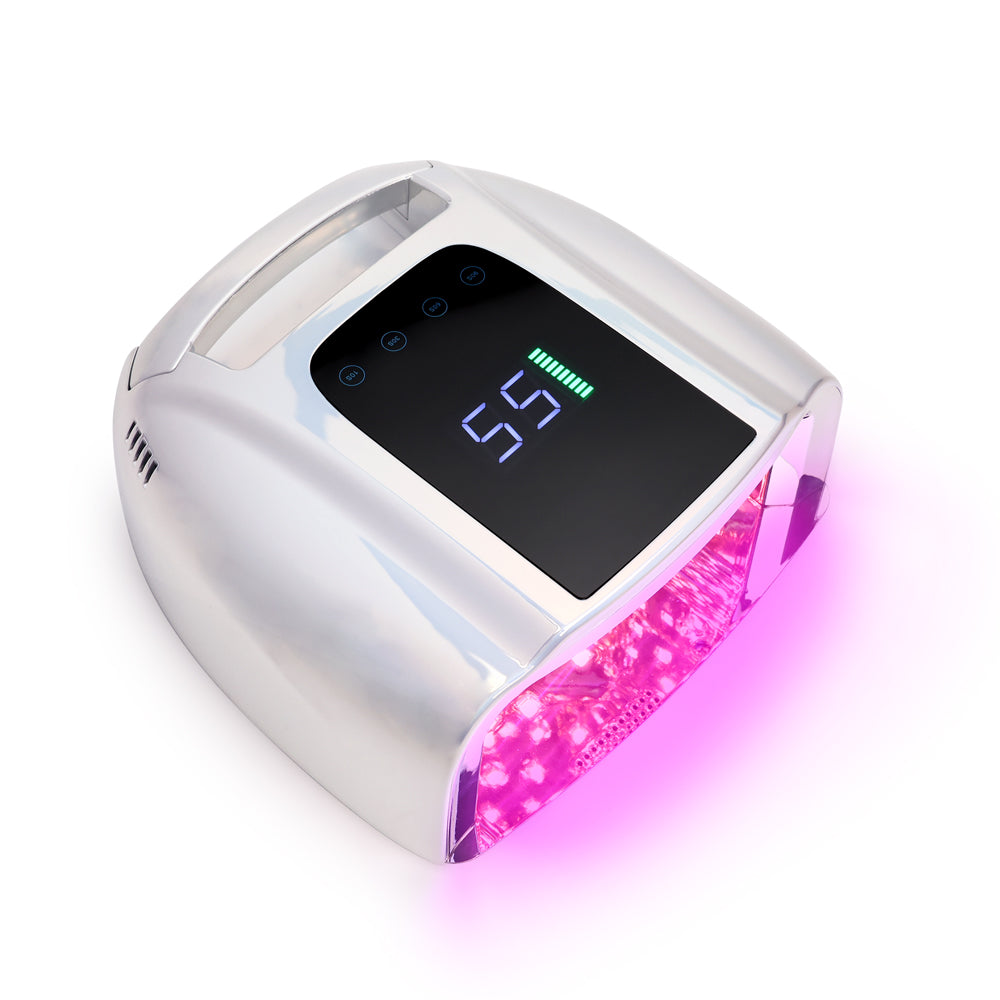 RNL024 15600mAh Rechargeable Nail Lamp 96W Red Light Nail Polish Dryer Machine Manicure Light Cordless Nail UV LED Lamp