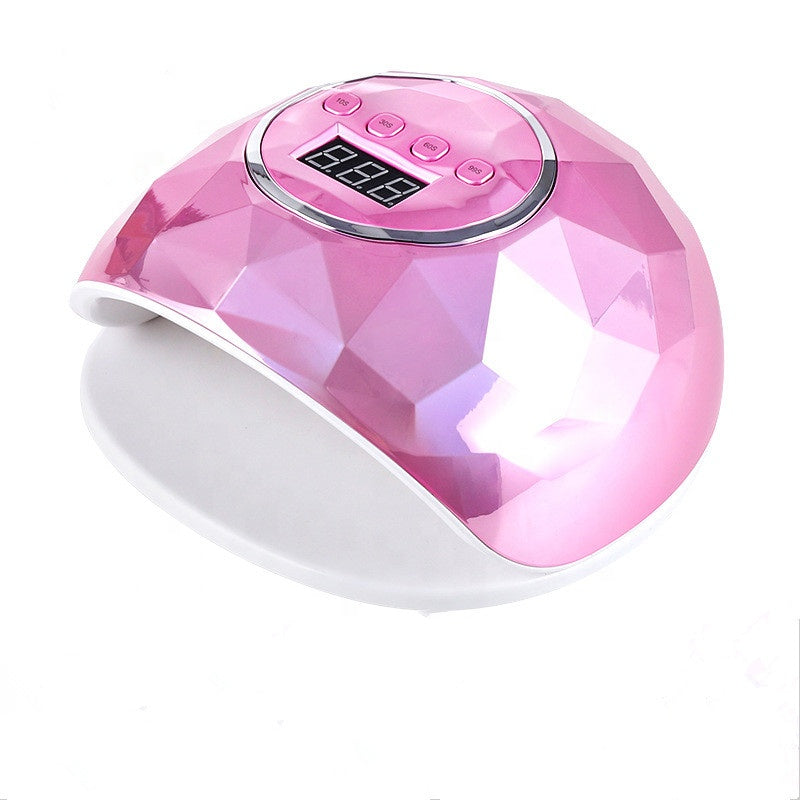 FNL003  F6 86W Professional Rainbow Gel Nail Lamp Coloful UV LED Shell Gel Polish Nail Dryer Fast Curing Gel Polish Nail Lamp