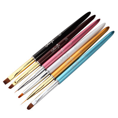 NBR023  ForLife Nail Art Brush Pen Light Therapy  Draw line pen Nail Art Drawing brush Carving Pen manicure tool