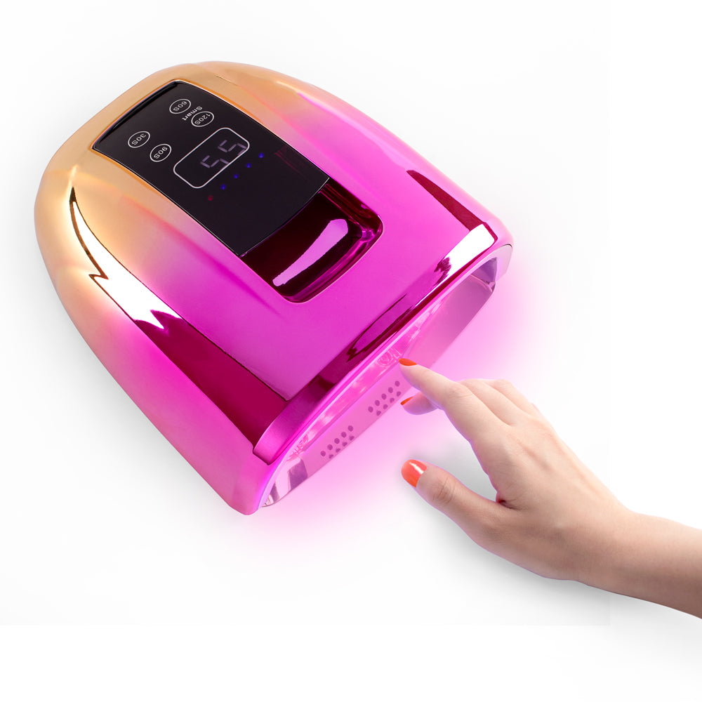 RNL009 Professional 90W Double Light Nail Dryer Led UV lamp cordless machine Rechargeable Nail lamp