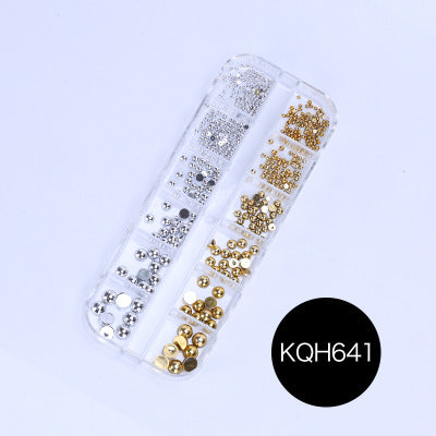 NRS021  ForLife Mixed nail art decals diamond jewelry crystal nails art rhinestone designs 3d shinny nail decorations