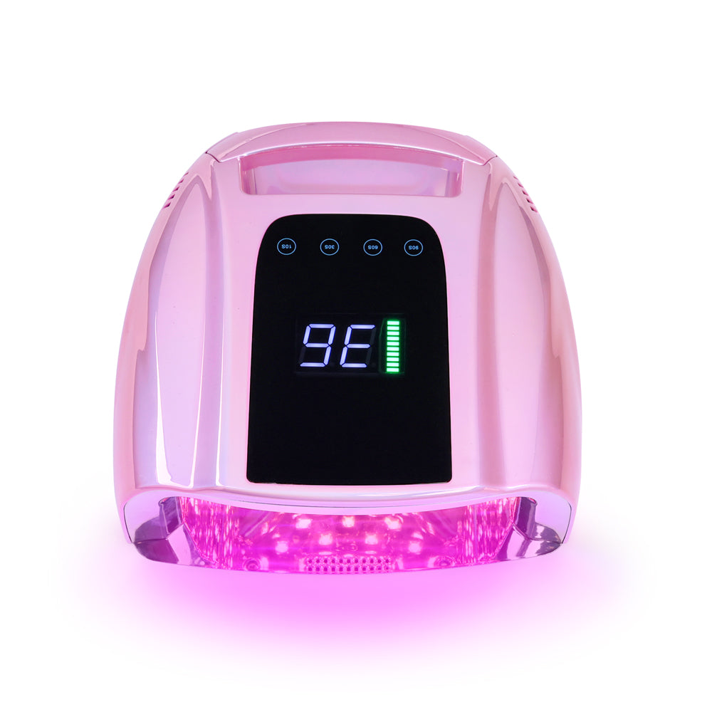 RNL024 15600mAh Rechargeable Nail Lamp 96W Red Light Nail Polish Dryer Machine Manicure Light Cordless Nail UV LED Lamp