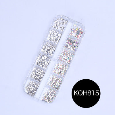 NRS021  ForLife Mixed nail art decals diamond jewelry crystal nails art rhinestone designs 3d shinny nail decorations