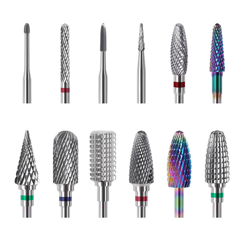 NDB032  Tungsten Carbide Electric Milling Cutter Burrs Nail Drill Bits Remove Gel File Manicure For Nail Art Tools