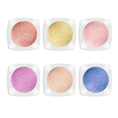 FNP055  Nail Fairy Transparent Base Powder Aurora Powder Rainbow Acrylic Powder