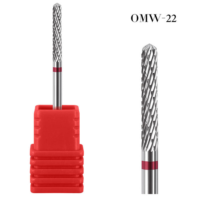 NDB032  Tungsten Carbide Electric Milling Cutter Burrs Nail Drill Bits Remove Gel File Manicure For Nail Art Tools