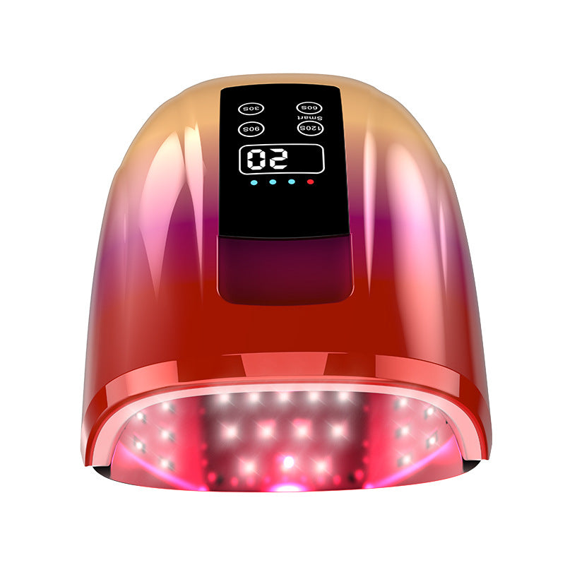 FNL008  New Arrival 90W Wireless Dual Light Rechargeable Cordless Smart Light Therapy Nail Lamp Uv Led Gel Dryer for Salon Manicure