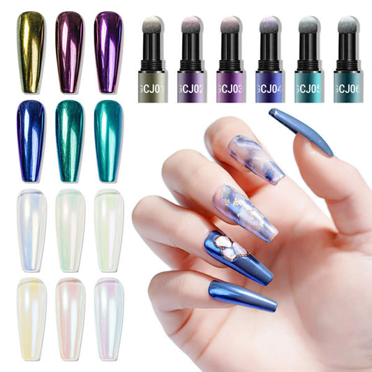 FNP063  New Arrival Aurora Ice Clear Pigment Nail Art Acrylic Powder Pen Nail Art Tools