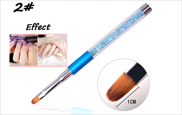 NAB012  ForLife Professional Drawing Lines Painting Carving Gradient Nail Art Design Brush Pen UV Gel Salon Beauty Nail Tools