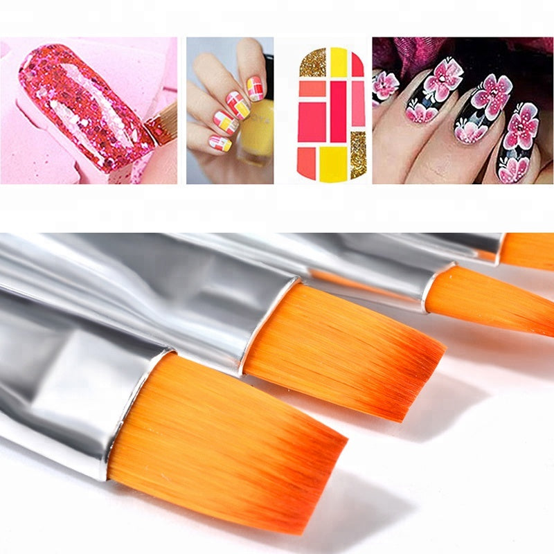 NAB008 ForLife Pink Rhinestone Nail Art Brush Pen Crystal Metal phototherapy pen Acrylic Gel Polish Painting Drawing Manicure Tool