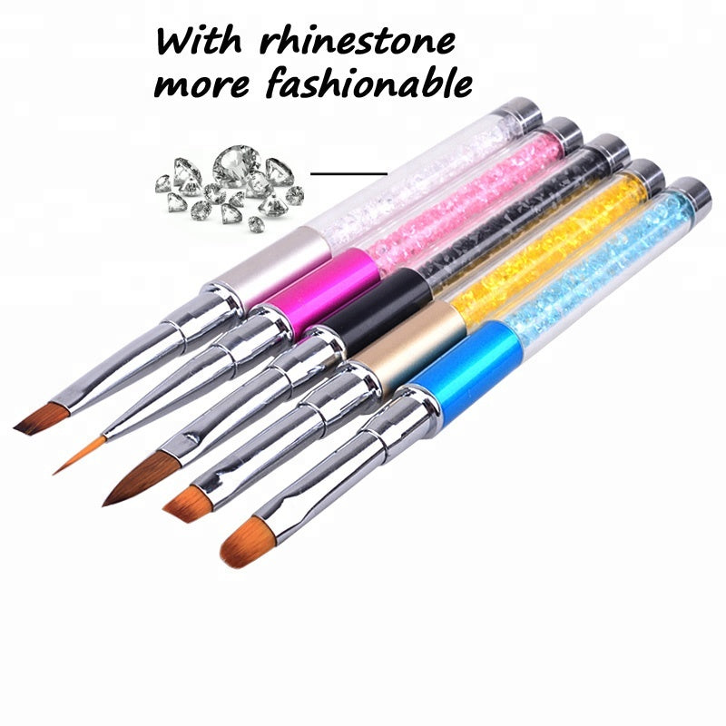 NAB012  ForLife Professional Drawing Lines Painting Carving Gradient Nail Art Design Brush Pen UV Gel Salon Beauty Nail Tools