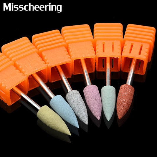 NDB007  Silicone Polisher Grinders Nail Drill Bits for Electric Manicure Smoothing Polishing Nail Art Tools