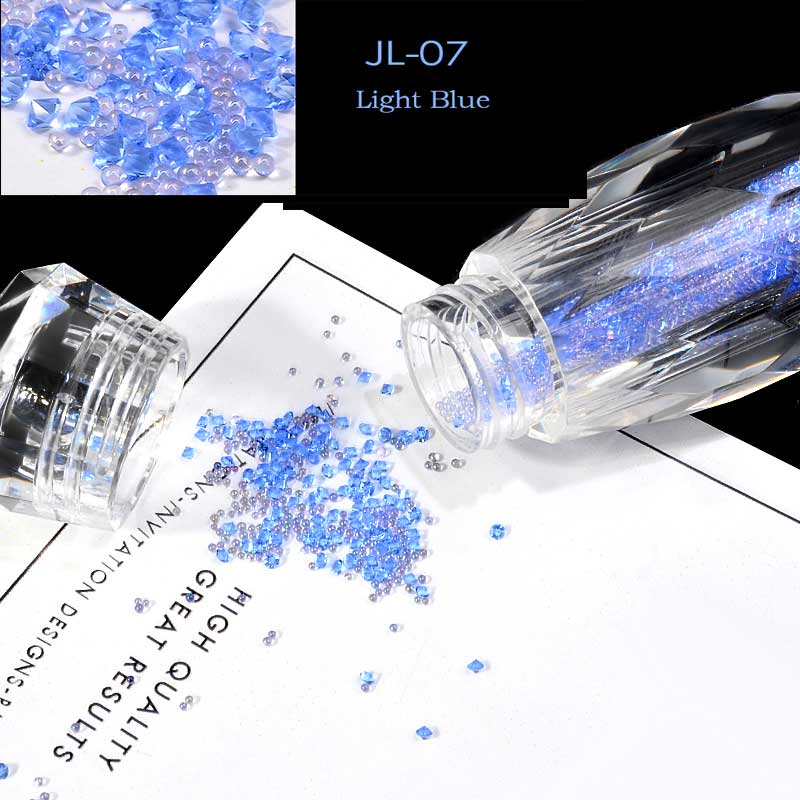 NRS010  ForLife Glass Mini Caviar Beads Crystal DIY Tiny Nail Art Rhinestones Decorations