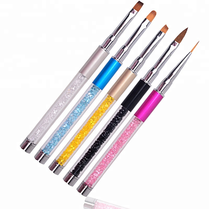 NAB012  ForLife Professional Drawing Lines Painting Carving Gradient Nail Art Design Brush Pen UV Gel Salon Beauty Nail Tools