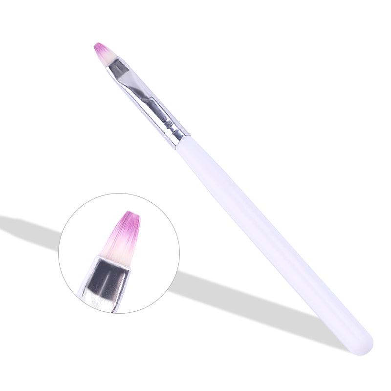 NAB015 ForLife White Nail Art Brush UV Gel Polish Painting Drawing Gradient Brushes Nail Pen For DIY Nail Tip Accessories Manicure