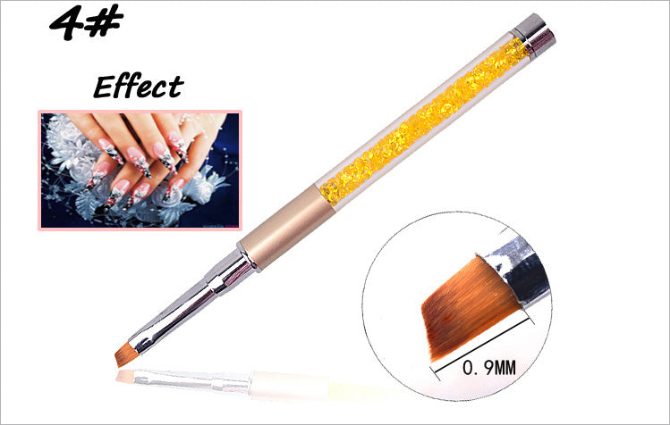 NAB012  ForLife Professional Drawing Lines Painting Carving Gradient Nail Art Design Brush Pen UV Gel Salon Beauty Nail Tools