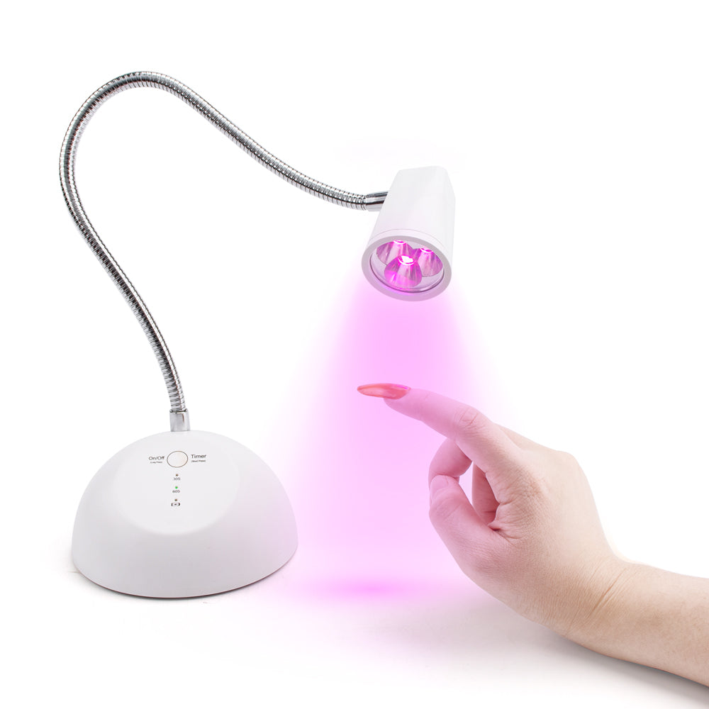 RNL018 18W Soft gel Tips Mini Uv Gel Curing Light Cordless finger uv led gel lamp nail dryer One Finger Flash Cure Nail Lamp