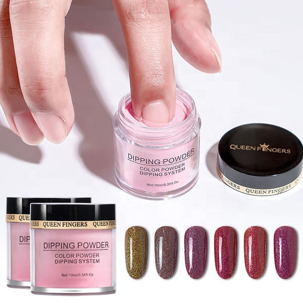 FNP088  Queen Fingers 10g Dipping Nails Art Gradient Nails Infiltration Powders for UV Gel Pigment Acrylic