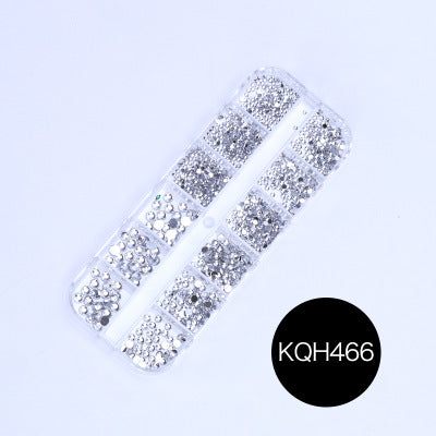 NRS021  ForLife Mixed nail art decals diamond jewelry crystal nails art rhinestone designs 3d shinny nail decorations