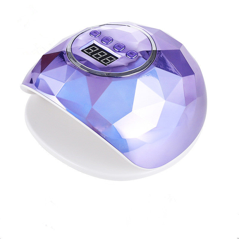 FNL003  F6 86W Professional Rainbow Gel Nail Lamp Coloful UV LED Shell Gel Polish Nail Dryer Fast Curing Gel Polish Nail Lamp