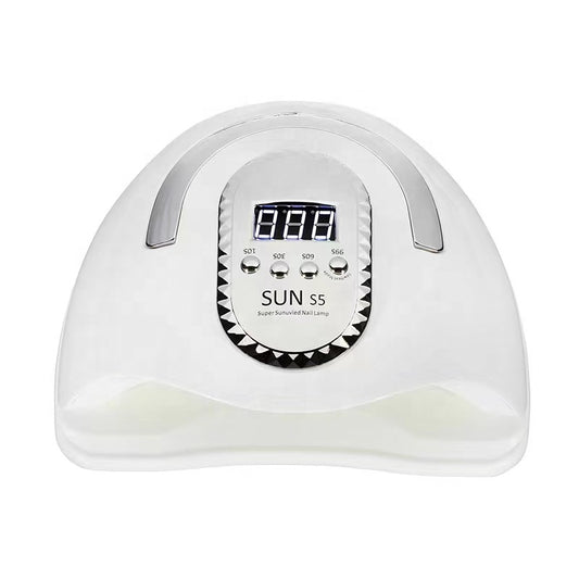 FNL007  New Arrival SUN S5 280W Portable Led Nail Lamp Double Light Source UV LED Gel Dryer Nail Lamp for Salon Manicure