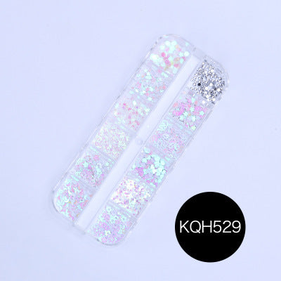 NRS021  ForLife Mixed nail art decals diamond jewelry crystal nails art rhinestone designs 3d shinny nail decorations