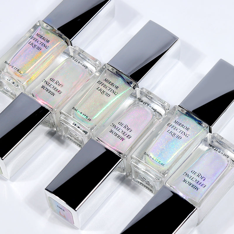 FNP010  New series square tube MBJ wholesale magic mirror liquid powder used for nail decoration