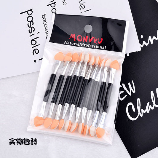 NBR050  ForLife Chrome eye shadow brush Salon Nail Phototherapy Pen Fish Type Handle Nail Art Brush