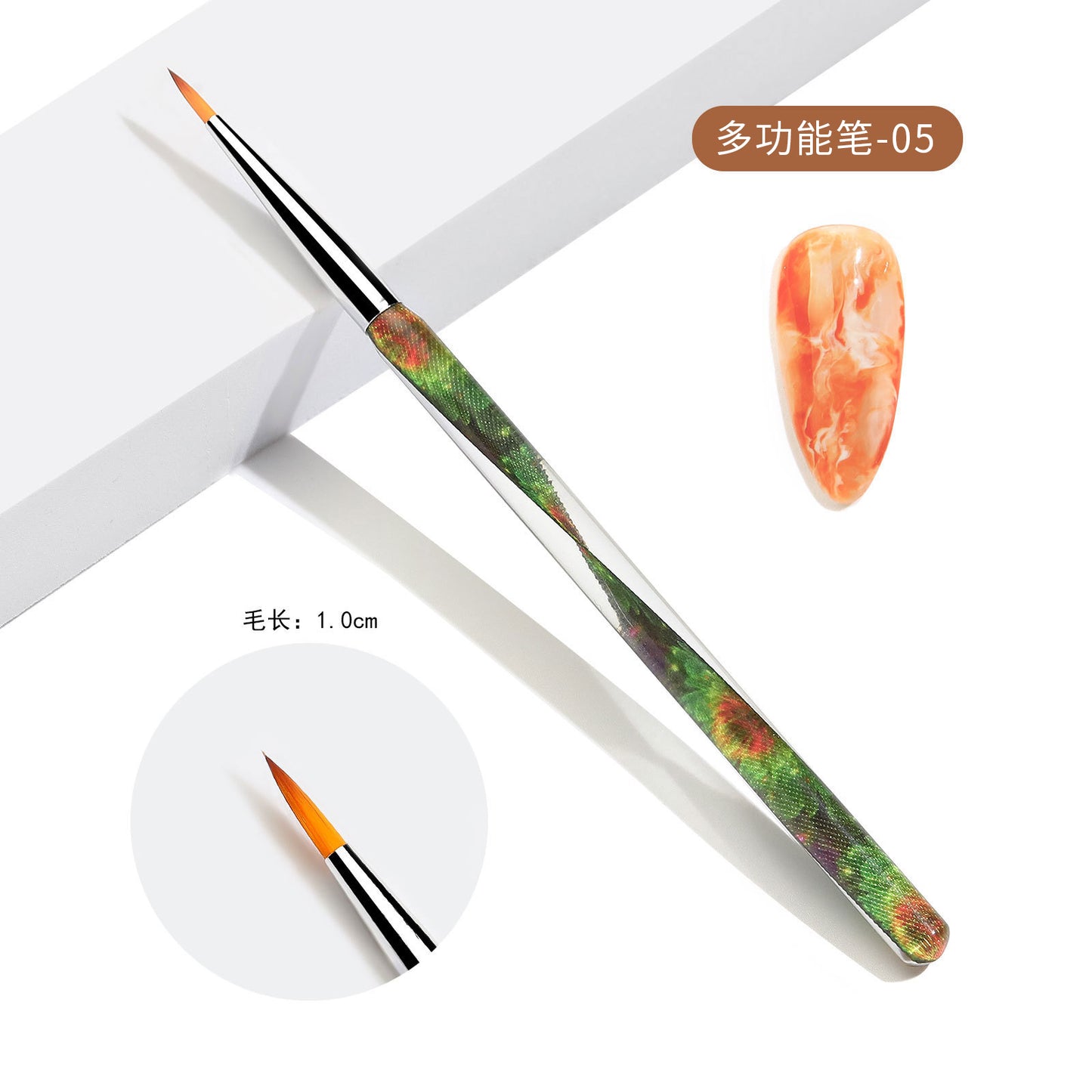 NAB001 ForLife Crystal Acrylic clear streamer Nail pen set painted halo dye light therapy pull line nail special brush